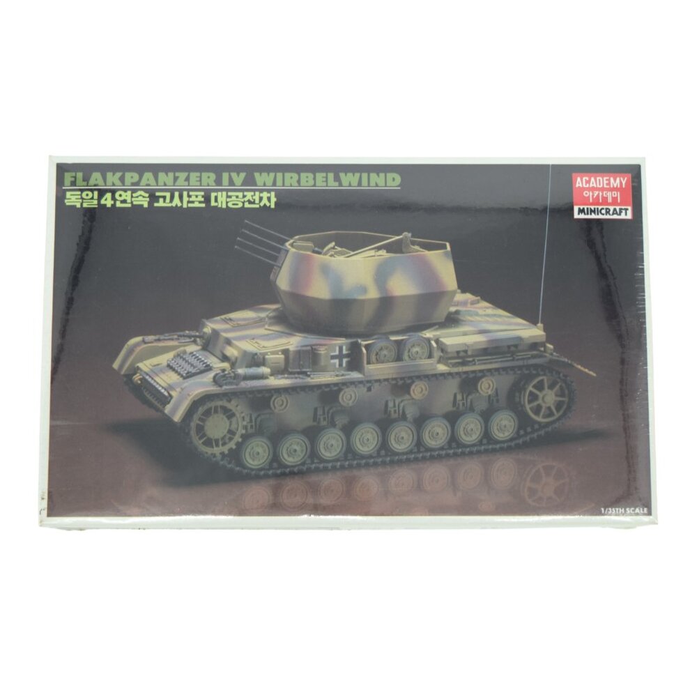 Academy Vintage 1/35 Scale German Flakpanzer IV Wirbelwind Tank Kit #1333 - New!